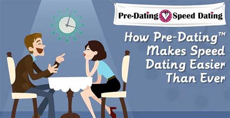 100 cities and a match guarantee — pre dating™ makes speed dating easier than ever