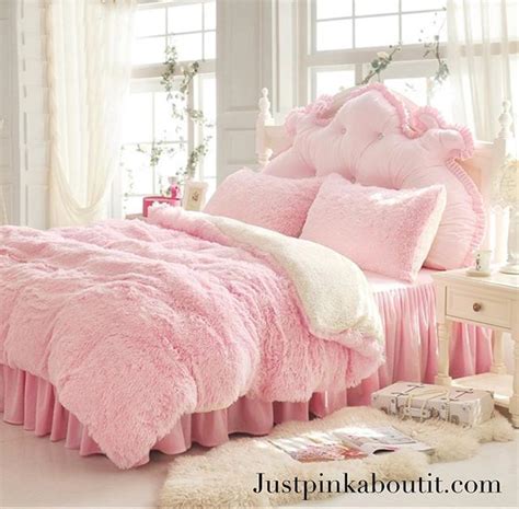 Pink Fluffy Bedding Sets Bedding Design Ideas