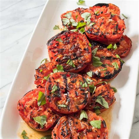 Grilled Tomatoes Americas Test Kitchen Recipe Recipe Grilled