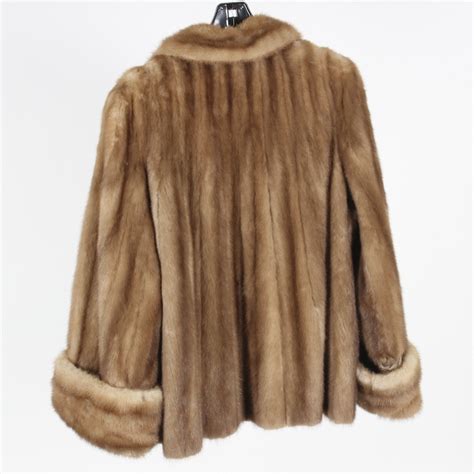 Womens Vintage Mink Fur Coat Ebth