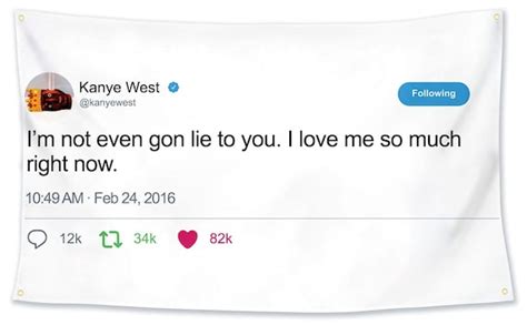 Kanye West Rapper Tweet 3x5 Feet Wall Tapestry Flag Banner Etsy