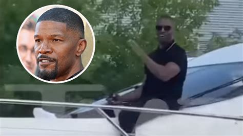 Jamie Foxx Spotted For First Time Since Hospitalization Appears On Massive Boat In Chicago