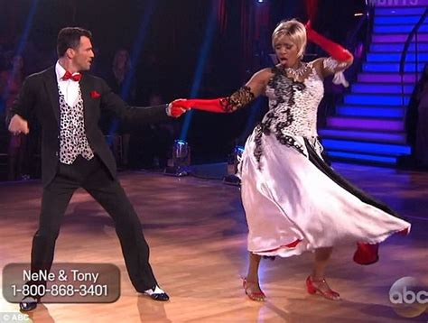 Nene Leakes Leaves Dwts Rehearsal With Tony Dovolani But They Reunite