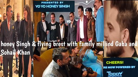 Honey Singh 30 Yo Yo Honey Singh With Sohail Khan Millind Gaba Flying Toddy App Launch Youtube