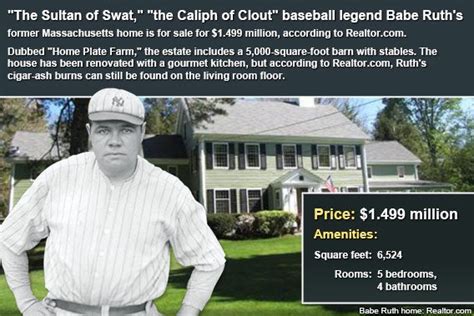 Celebrity House For Sale Babe Ruth