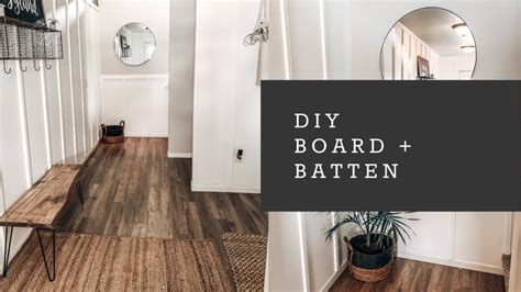 HOW TO INSTALL BOARD & BATTEN | DIY | ENTRYWAY MAKEOVER 