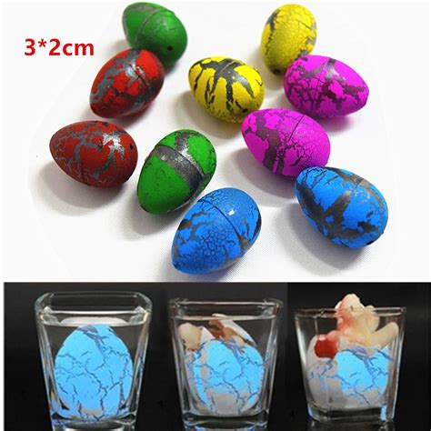 6pcs Cute Magic Hatching Growing Dinosaur Eggs Add Water Growing Dinosaur Novelty Gag Toys For
