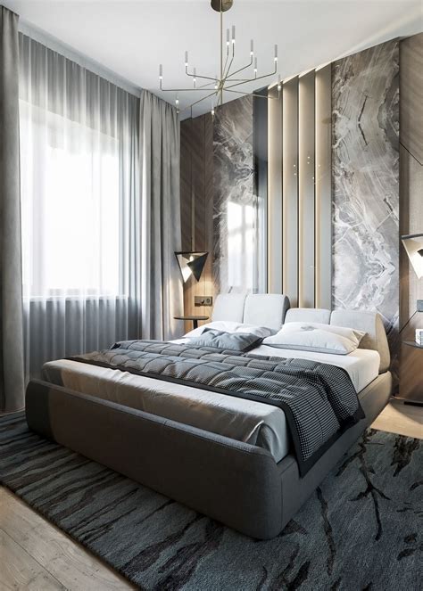 A modern bedroom does not have to be stark and cold. BEDROOM on Behance | Modern luxury bedroom