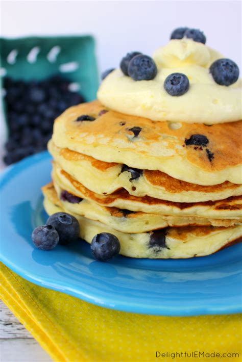 Lemon Blueberry Pancakes Delightful E Made