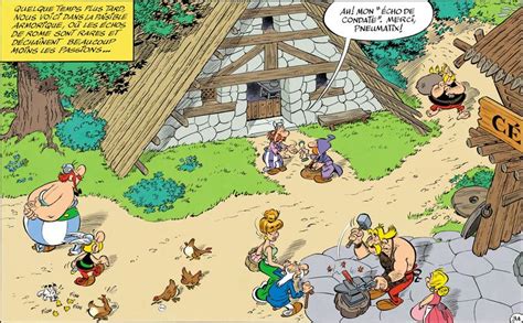 Astérix Découvrez Une Case Inédite Du Papyrus De César