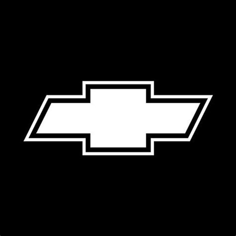 Chevy Bowtie Logo Outline