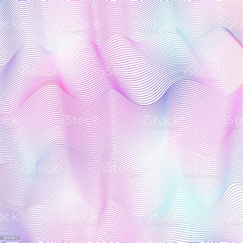 Abstract Waving Background Vibrant Pink Purple Blue Hues Vector Wavy