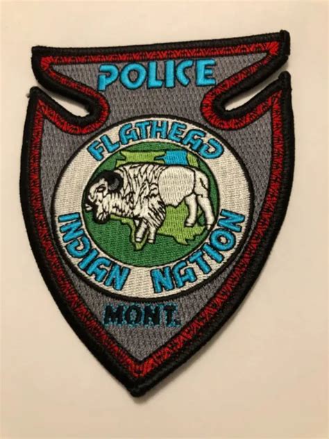 Flathead Indian Nation Police Patch Montana Tribe Tribal 450 Picclick