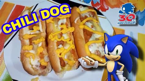 Chili Dog Al Estilo Sonic The Hedgehog Receta Youtube