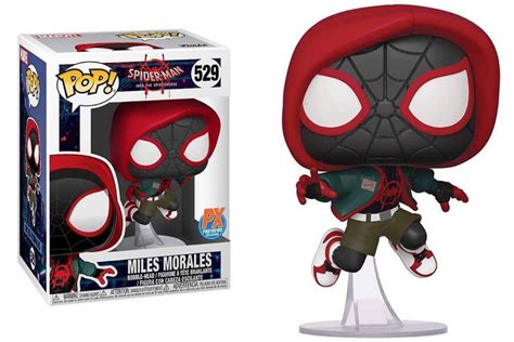 Spider Man Into The Spiderverse Funko Pop Miles Morales With Jacket