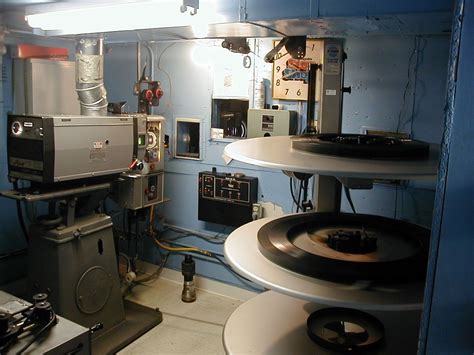 Projection Booth With Platter Movie Projector Film Projector Cinema