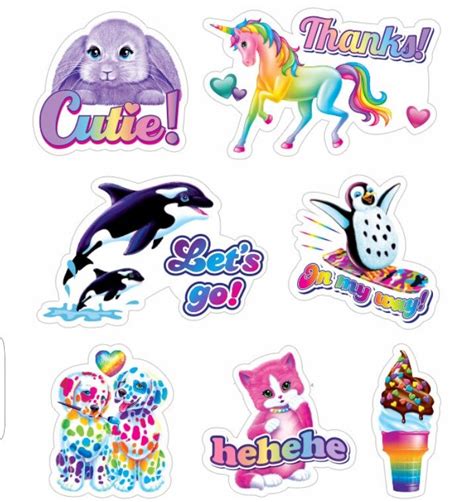 Lisa Frank stickers | Lisa frank stickers, Cute stickers, Kawaii stickers
