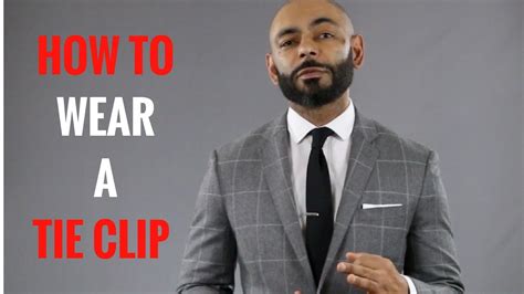 How To Wear A Tie Clip Youtube