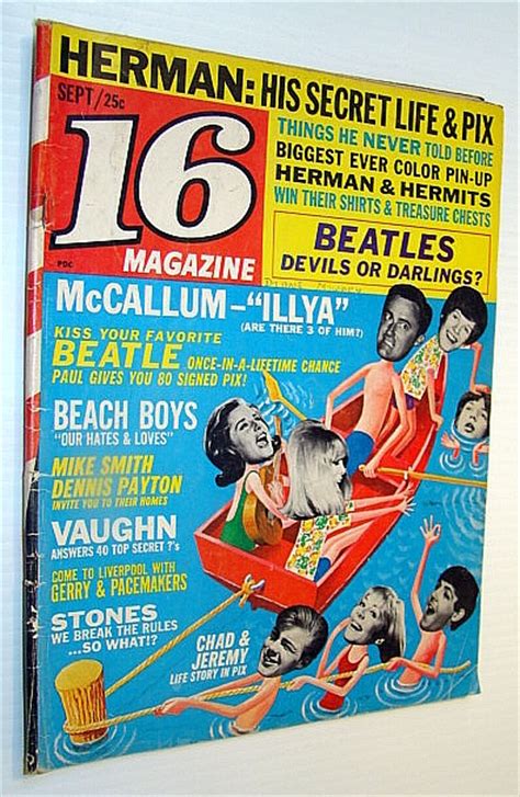 16 Sixteen Magazine September 1965 Volume 7 Number 4 Hermans