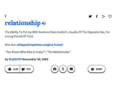 Drive sent the ball between the goalposts. 'Relationship' - 16 Times Urban Dictionary Defined Words ...
