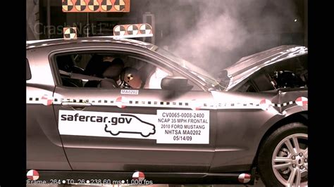 Ford Mustang Coupe 2010 Frontal Crash Test Nhtsa Crashnet1