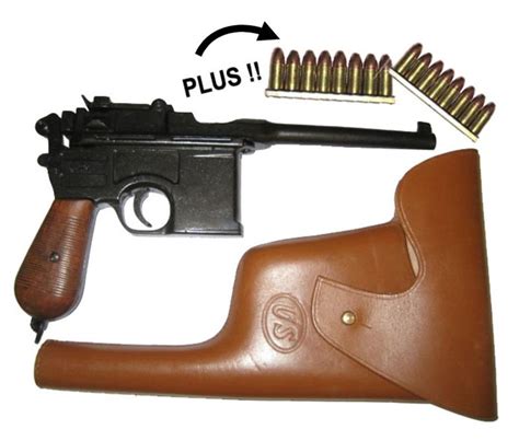 Us C96 Mauser Philippine Holster With Two 8rd Stripper Clips Sarco Inc
