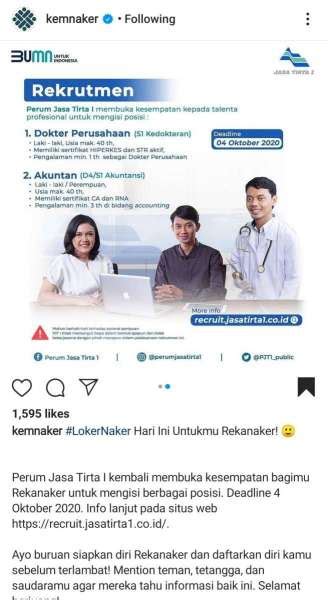 Cek nih daftar lowongan kerja bumn terbaru tahun 2020. Kerja Bumn Adalah : Lowongan Kerja Bumn Asn Bumnasn ...