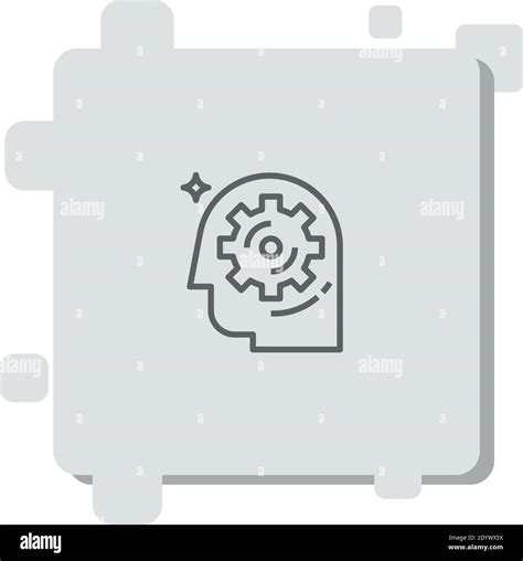 Brain Process Vector Icon Modern Simple Vector Illustration Stock Vector Image Art Alamy