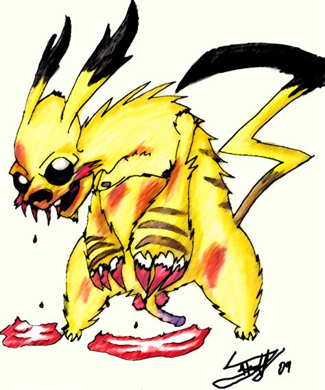 Evil Pikachu By Krafty592 On Newgrounds