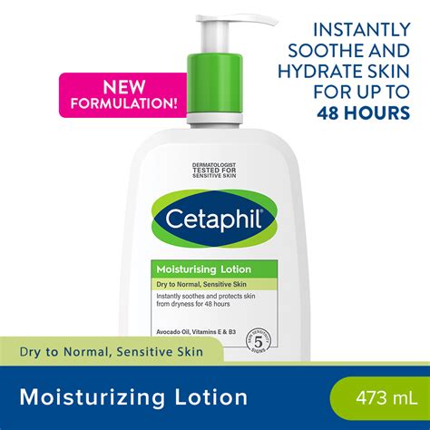 Cetaphil Moisturizing Lotion 473ml For Dry And Sensitive Skin Long