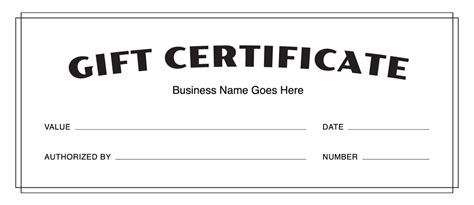 Simply download, fill in on your pc, print and give to your loved ones! Gift Certificate Templates - Download Free Gift ...