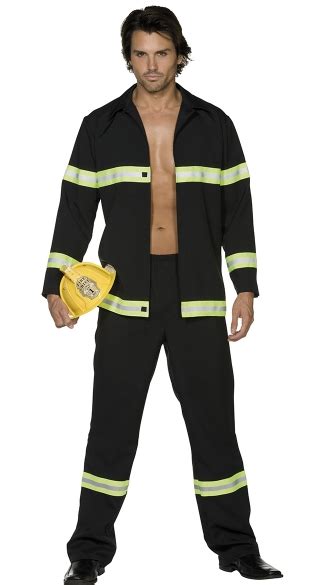 Mens Hot In Here Fireman Costume Sexy Firefighter Costume Sexy Male