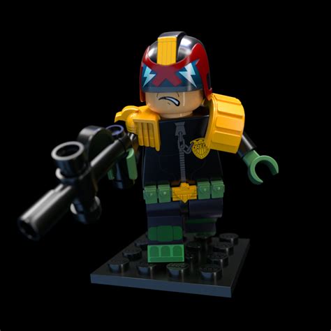 I Am The Law Judge Dredd Lego