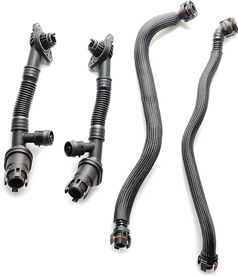 4 PCS Cyl 1 4 5 8 Crankcase Vent Pipe Breather Hoses Replacement For