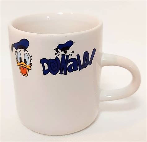 Disney Donald Duck Miniature Collectable Mug Vintage Etsy