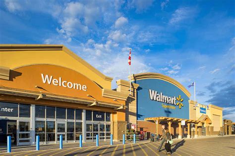 Download A Large Store With A Sign Welcome To Walmart