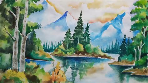 Simple Watercolor Paintings Of Nature At Explore
