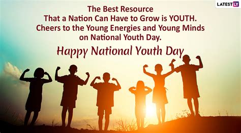 International youth day was officially established in december 17,1999 by the united nations general assembly. National Youth Day 2020 Wishes and Greetings: WhatsApp Stickers, GIF Images, SMS and Facebook ...