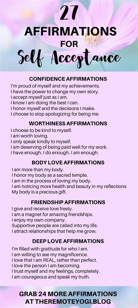 50 Self Love Affirmations Affirmation Quotes Daily Positive