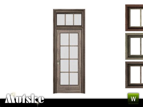 Mutskes Victorian Door With Glass 1x1