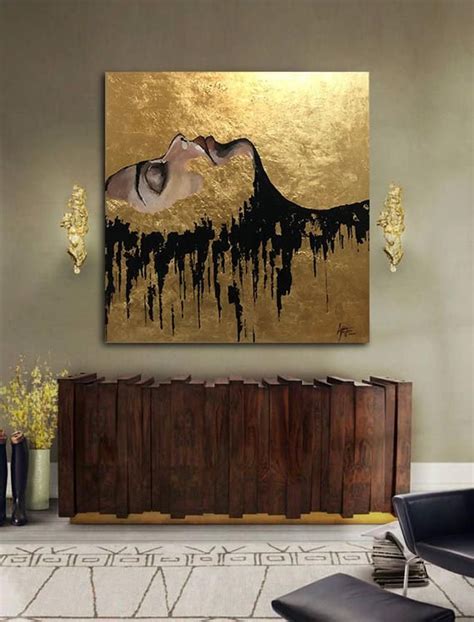 Modern Abstract Painting Diy Gold Art Painting Abstract Painting