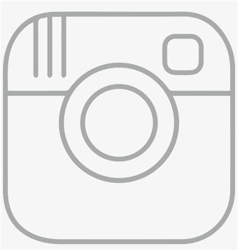 White Outline Instagram Logo Png White Download Dremof Bieber