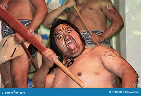 Maori Warrior Editorial Stock Photo Image Of Nude Tattoo 49398988