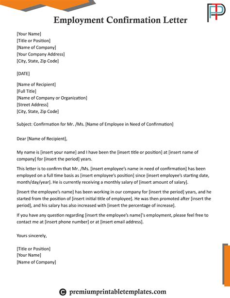 How To Write Confirmation Letter For Job Coverletterpedia