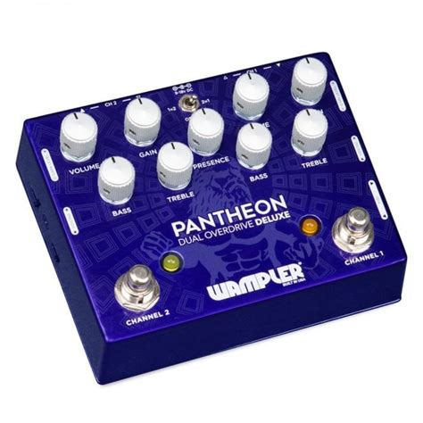 Wampler Pantheon Deluxe Dual Overdrive Effects Pedal Effects From