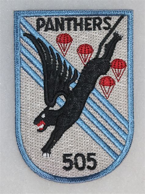 Us Army 505th Parachute Infantry Regiment Airborne Badge Patch Panthers