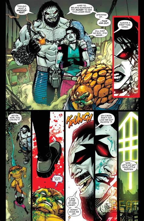 Teen Titans 36 Exclusive Preview Sees Lobo Take His Daughter S Mind