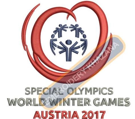 Special Olympics World Winter Games Logo Embroidery Files Patterns