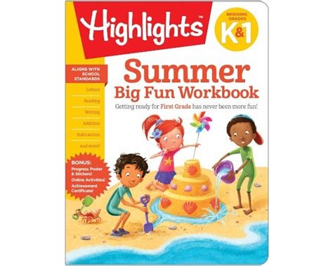 Summer Big Fun Workbook For Kindergarten First Grade