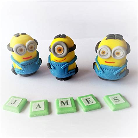 Buy Minions Edible Figure Set Cake Toppers Edible Icing Personalised